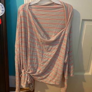 Free People tie sweater!